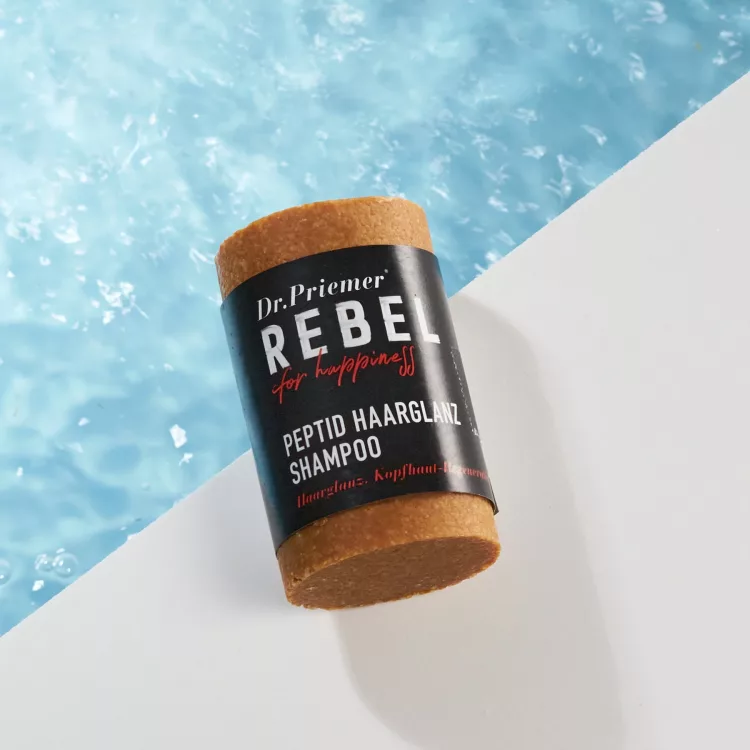 Hair shine shampoo bar with plenty of peptides from Dr. Priemer® 2x60g - Image 3